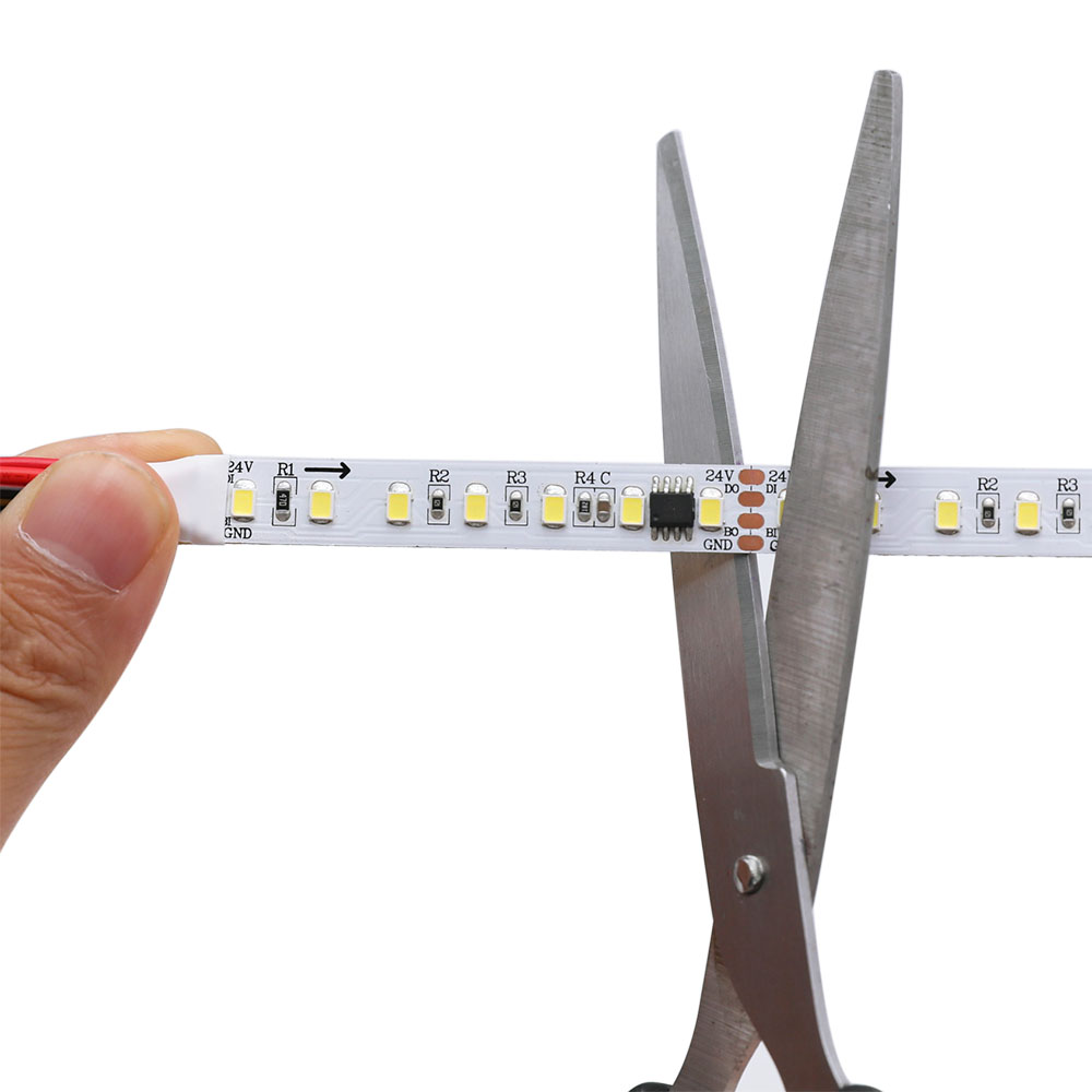 TM1914 2835SMD 112LEDs/m Single Color Addressable LED Strips - DC24V Breakpoint Continue Full Color LED Lights TM1914 2835SMD 112LEDs/m Single Color Addressable LED Strips - DC24V Breakpoint Continue Full Color LED Lights